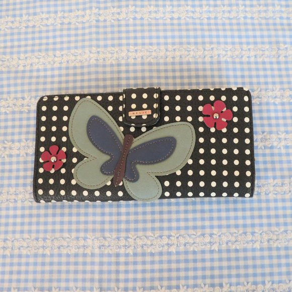 Relic Handbags - Relic Butterfly Polka Dot Wallet